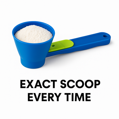 PowderPort™ Mess-Free Supplement Scoop + Funnel Tool