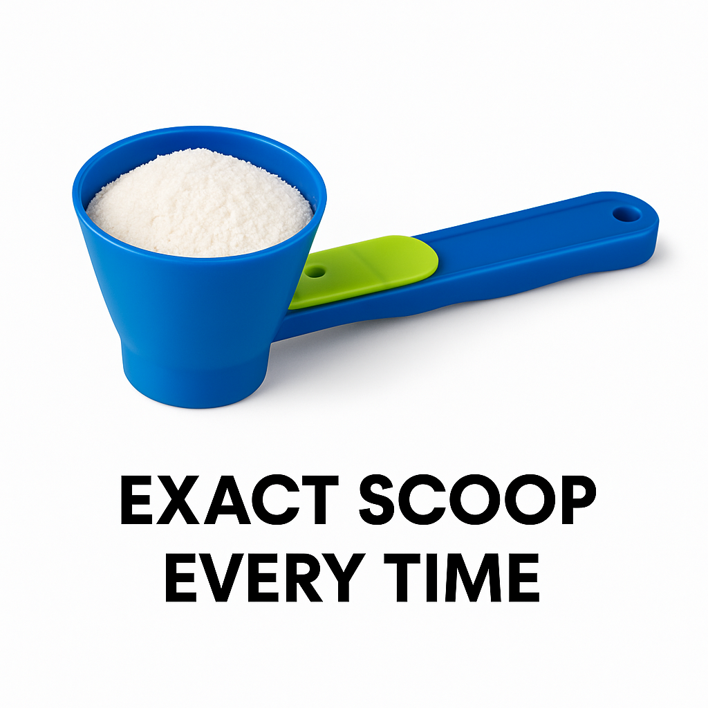 PowderPort™ Mess-Free Supplement Scoop + Funnel Tool